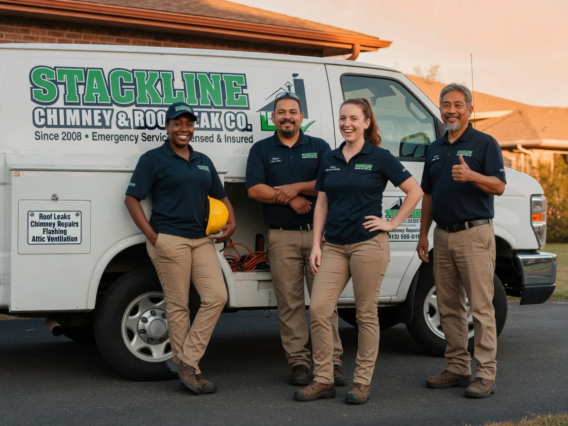 Chimney flashing repair company in Mekinock, ND